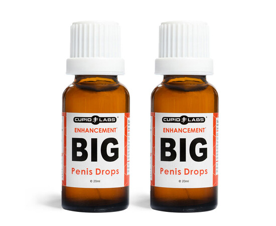 Big Penis Drops support male sexual performance and promote penis enlargement - 2 bottles reviews and discounts sex shop