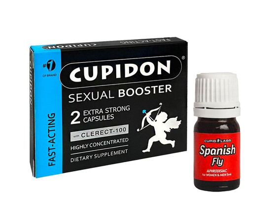 Cupidon 5 Erection Capsules & Spanish Fly Cupid 5ml reviews and discounts sex shop