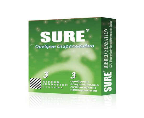 Sure Ribbed condoms reviews and discounts sex shop