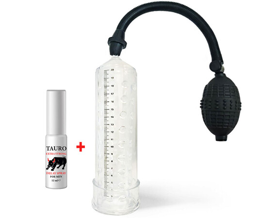 Tauro Ritardante 12ml - lo Spray Ritardante + Pompa per pene con custodia in silicone prezzo