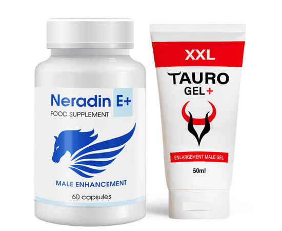 Neradin+ Vitamina E capsule per l'erezione 60 pezzi + Tauro Gel+ per l'ingrandimento del pene XXL Gel per uomo 50ml prezzo