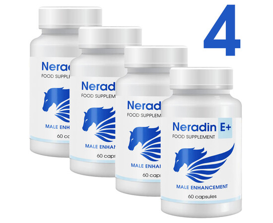 4 x Neradin + Vitamina E capsule per l'erezione 4x60 pezzi prezzo