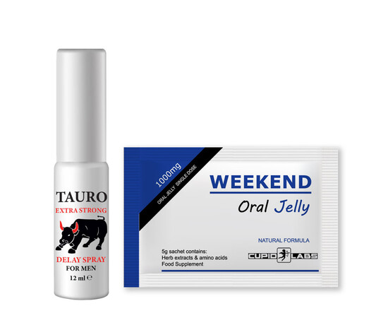 Tauro Ritardante 12ml - lo Spray Ritardante + WEEKEND Oral Jelly - per un'erezione forte prezzo